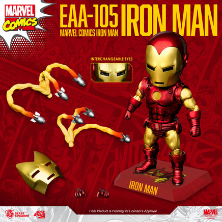Marvel Comics Iron Man Classic Version Toy - LM Treasures 