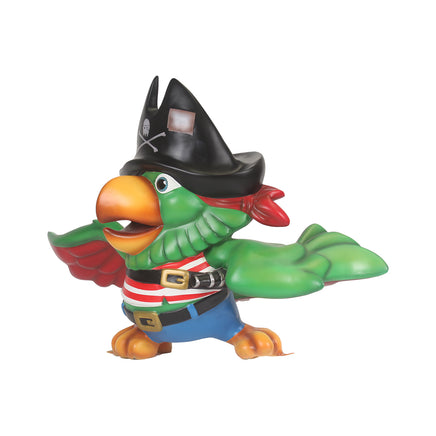 Comic Pirate Parrot Over Sized Statue - LM Treasures 