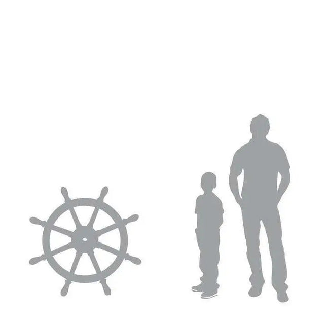 Rudder Wheel Life Size Statue LM Treasures - T