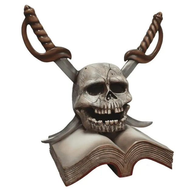 Pirate Skull On Book Over Sized Statue LM Treasures - T