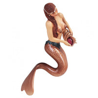 Brown Mermaid Life Size Statue - LM Treasures 