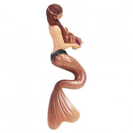 Brown Mermaid Life Size Statue - LM Treasures 