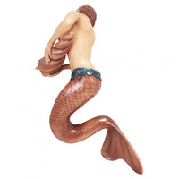 Brown Mermaid Life Size Statue - LM Treasures 