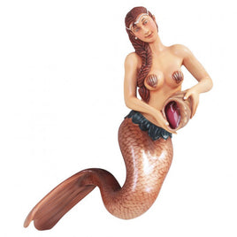 Brown Mermaid Life Size Statue - LM Treasures 