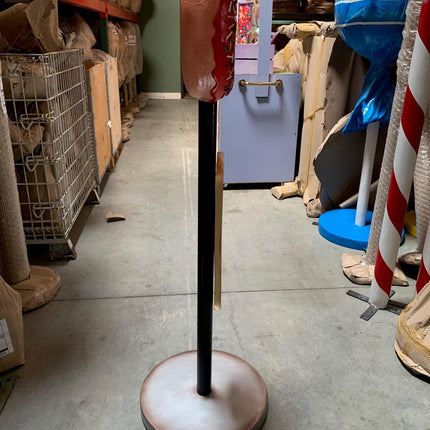 Red Donut Menu Board Statue - LM Treasures 