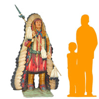 Indian With Spear Life Size Statue - LM Treasures 