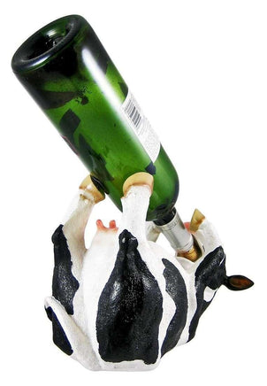 Cow Bottle Holder Statue - LM Treasures 