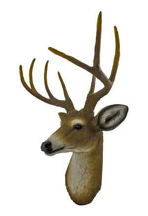 Buck Deer Head Life Size Statue - LM Treasures 