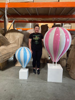 Large Pink Hot Air Balloon Over Sized Statue - LM Treasures 