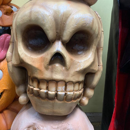 No Speak, Hear, See Skull Tower Over Sized Statue - LM Treasures 