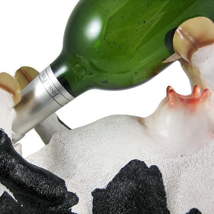 Cow Bottle Holder Statue - LM Treasures 