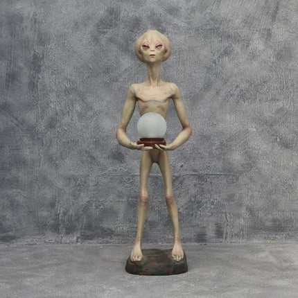 Alien Encounter With Lamp Statue - LM Treasures 