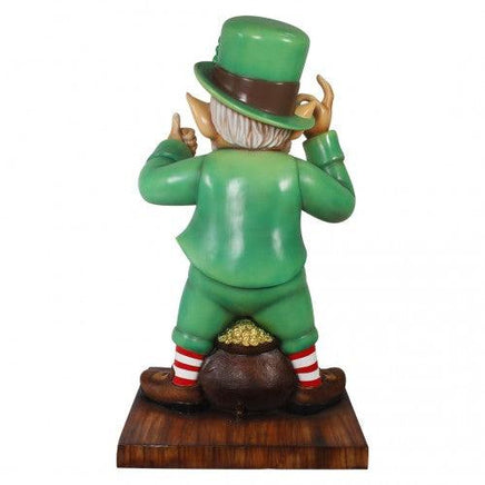 Leprechaun With Gold Life Size Statue - LM Treasures 