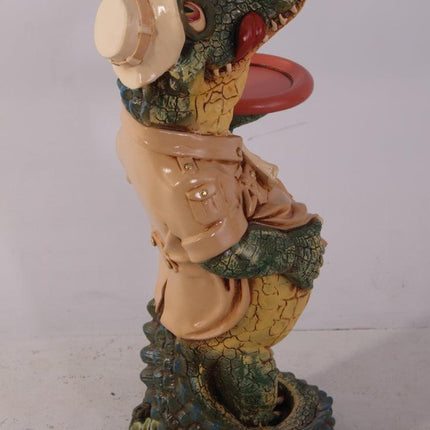 Crocodile Butler Small Statue - LM Treasures 