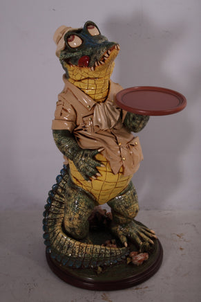 Crocodile Butler Large Statue - LM Treasures 