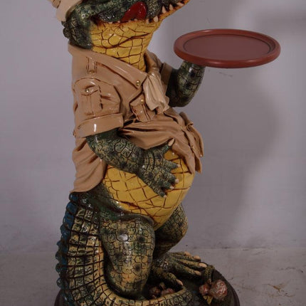 Crocodile Butler Large Statue - LM Treasures 
