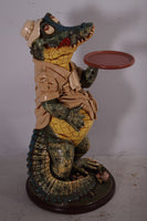 Crocodile Butler Large Statue - LM Treasures 