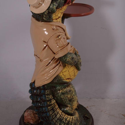 Crocodile Butler Large Statue - LM Treasures 