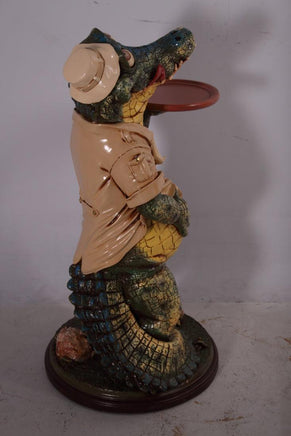 Crocodile Butler Large Statue - LM Treasures 