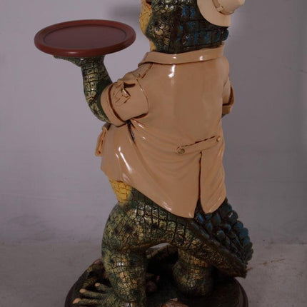 Crocodile Butler Large Statue - LM Treasures 