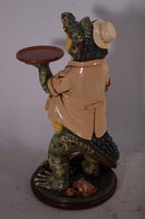 Crocodile Butler Large Statue - LM Treasures 