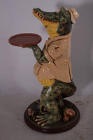 Crocodile Butler Large Statue - LM Treasures 