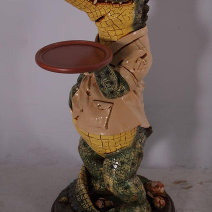Crocodile Butler Large Statue - LM Treasures 