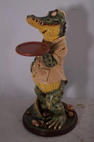 Crocodile Butler Large Statue - LM Treasures 