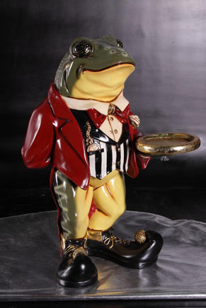 Small Frog Butler Statue - LM Treasures 