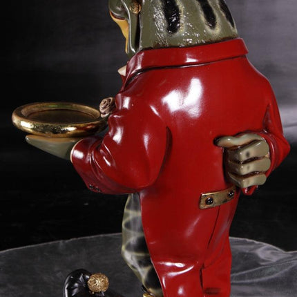Small Frog Butler Statue - LM Treasures 