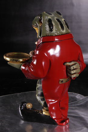 Small Frog Butler Statue - LM Treasures 