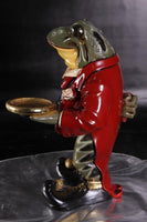 Small Frog Butler Statue - LM Treasures 