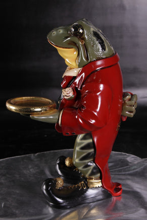 Small Frog Butler Statue - LM Treasures 