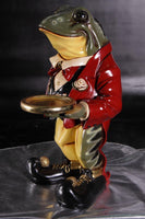 Small Frog Butler Statue - LM Treasures 