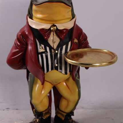 Large Frog Butler Statue - LM Treasures 