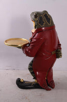 Large Frog Butler Statue - LM Treasures 