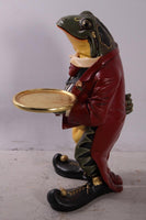 Large Frog Butler Statue - LM Treasures 