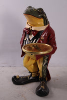 Large Frog Butler Statue - LM Treasures 