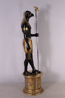 Egyptian Horus On Base Life Size Statue - LM Treasures 