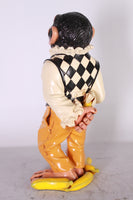 Small Monkey Butler Life Size Statue - LM Treasures 