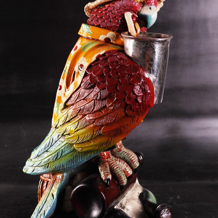 Small Parrot Butler Statue - LM Treasures 