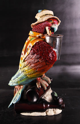 Small Parrot Butler Statue - LM Treasures 