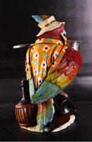 Small Parrot Butler Statue - LM Treasures 