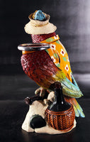 Small Parrot Butler Statue - LM Treasures 