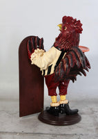 Large Rooster Butler Statue - LM Treasures 