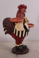 Small Rooster Butler Statue - LM Treasures 