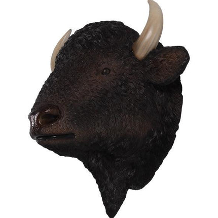 Buffalo American Bison Head Life Size Statue - LM Treasures 