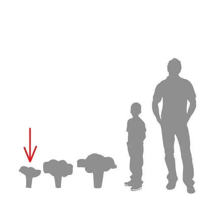 Small Chanterelle Mushroom Over Sized Statue LM Treasures - T