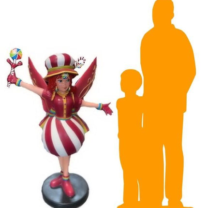 Candy Fairy Peppermine Life Size Statue - LM Treasures 