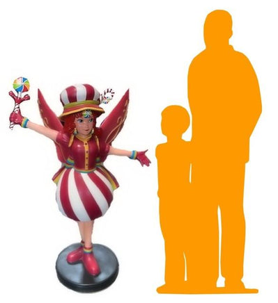 Candy Fairy Peppermine Life Size Statue - LM Treasures 